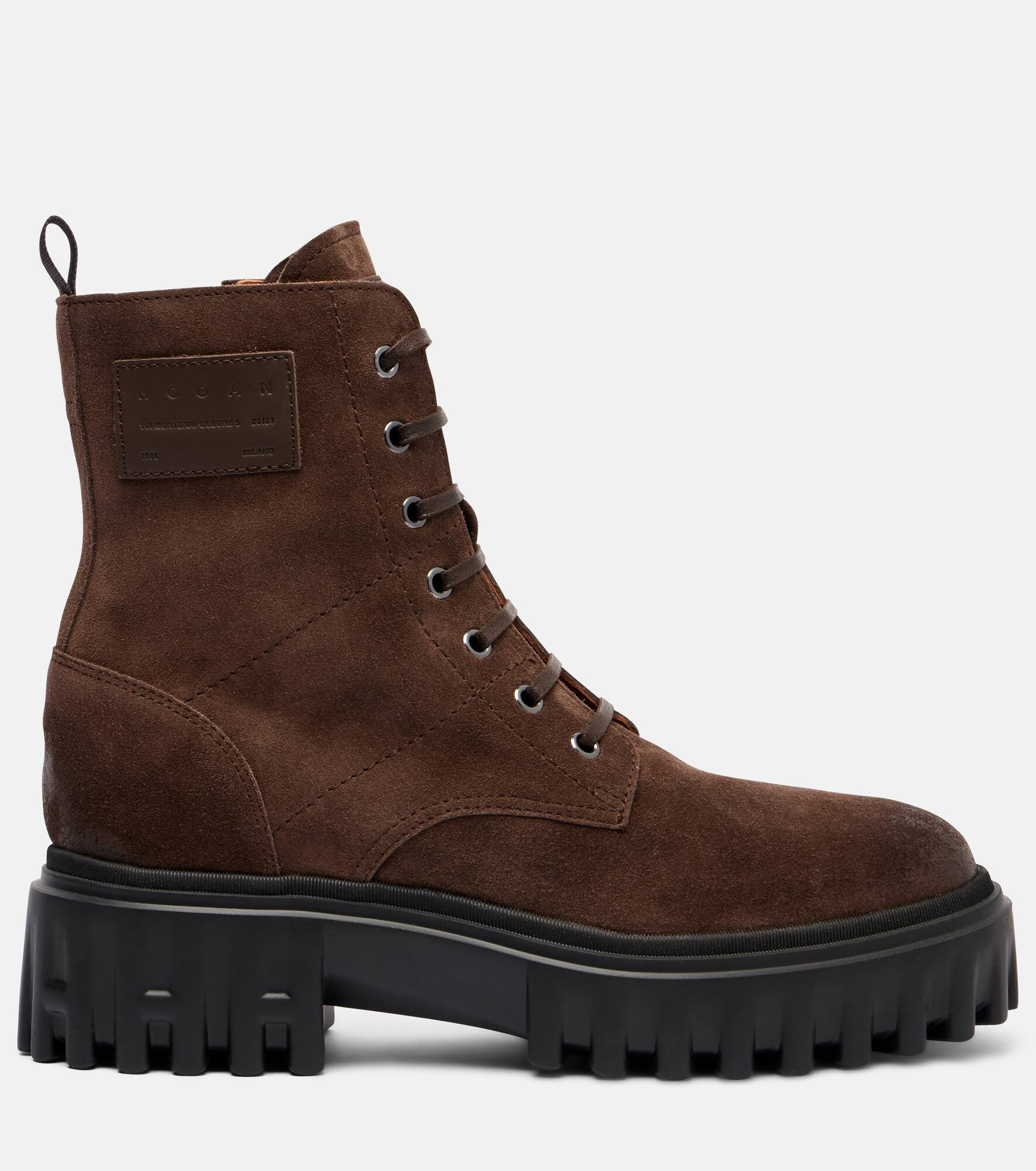 H700 suede combat boots - 4