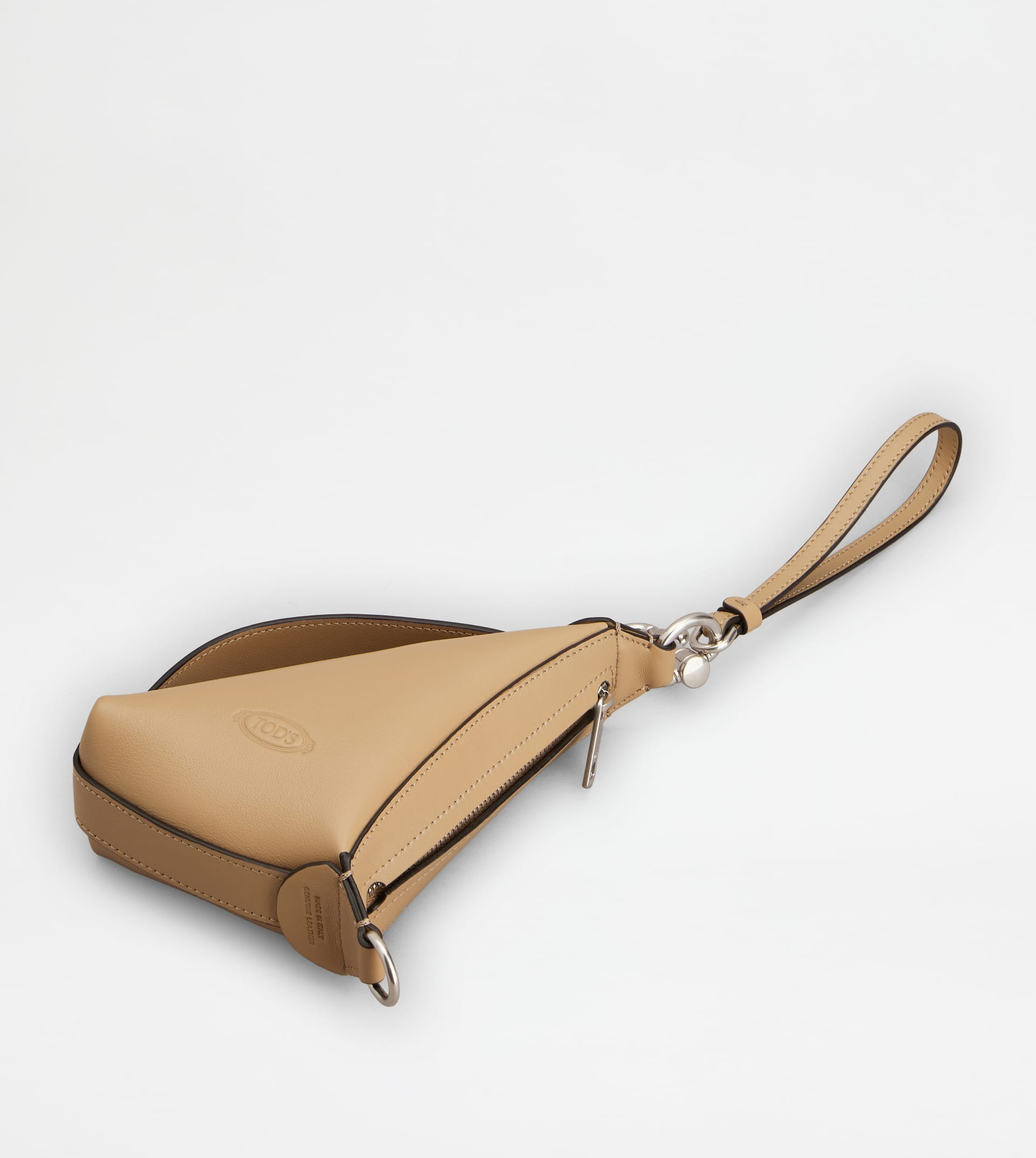 COIN PURSE IN LEATHER - BEIGE - 4