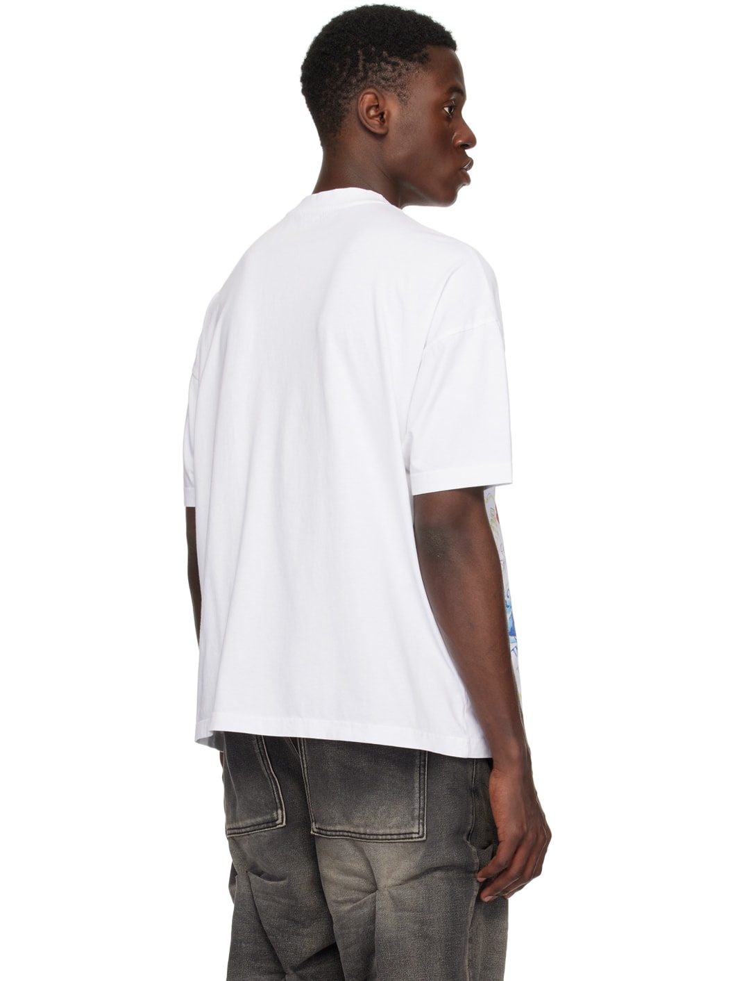 White Doodle T-Shirt - 3