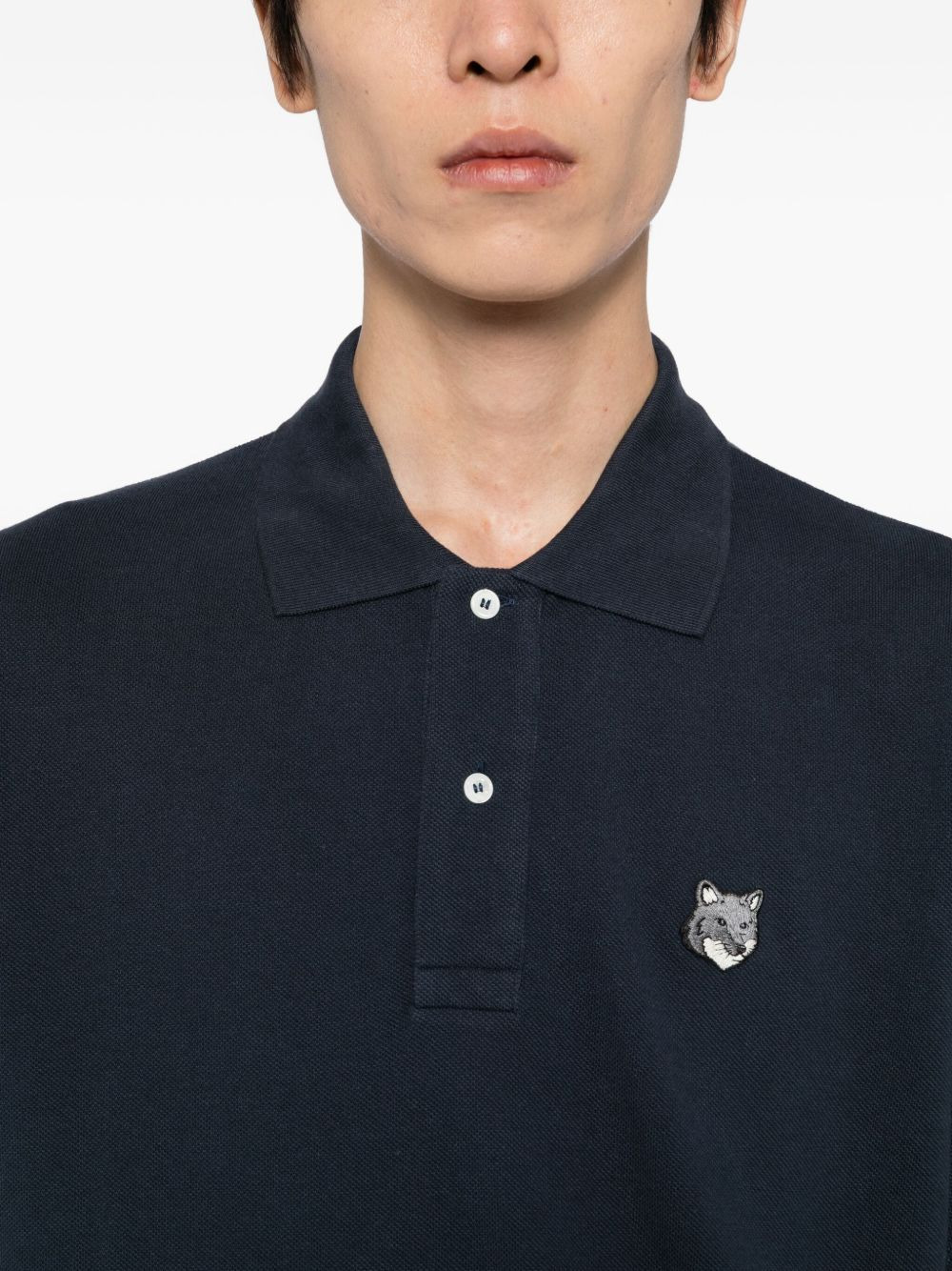 embroidered logo polo shirt - 4