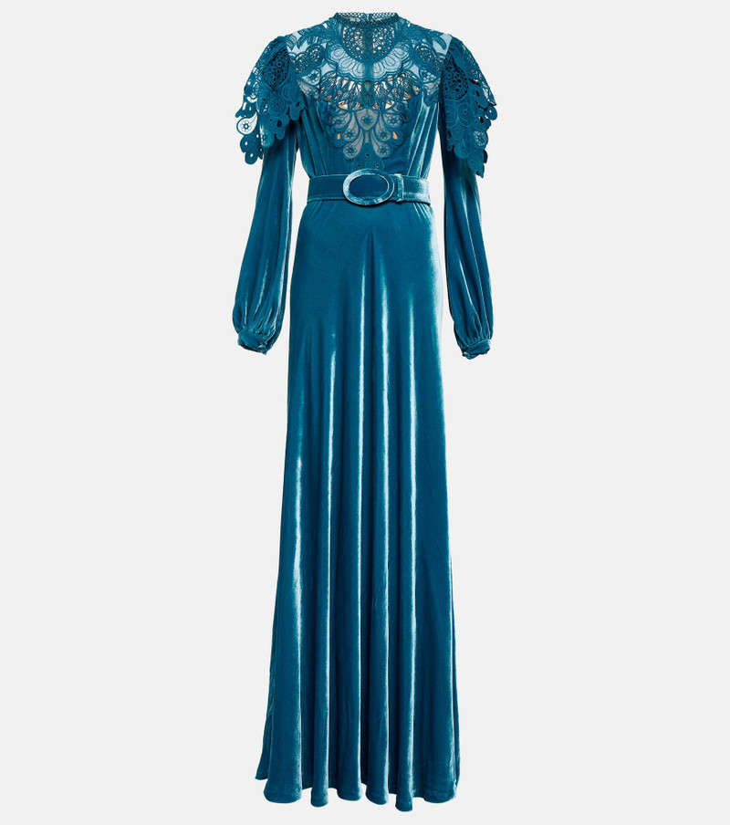 Velvet gown 1