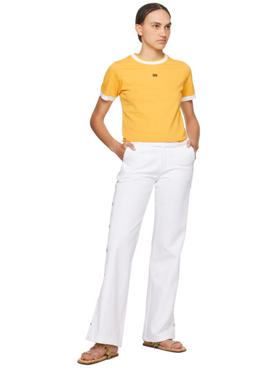 WALES BONNER Yellow Horizon T-Shirt outlook