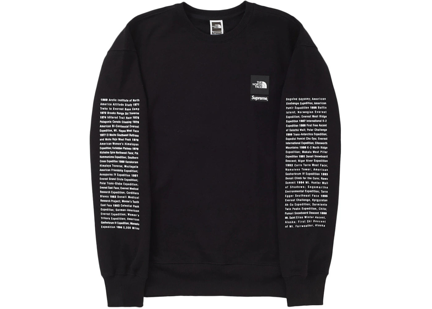 Supreme The North Face Crewneck Black - 3