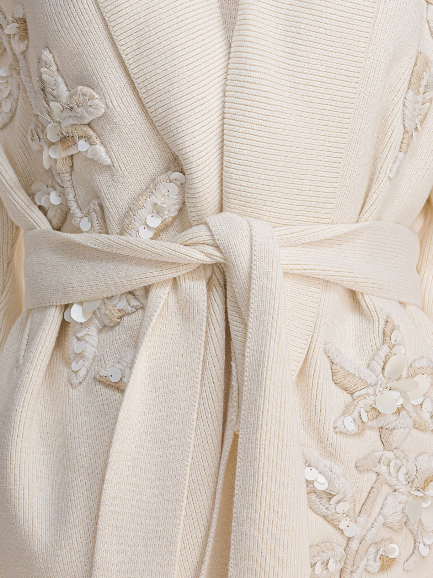 Golden Goose Cardigan With Floral Embroidery - 3
