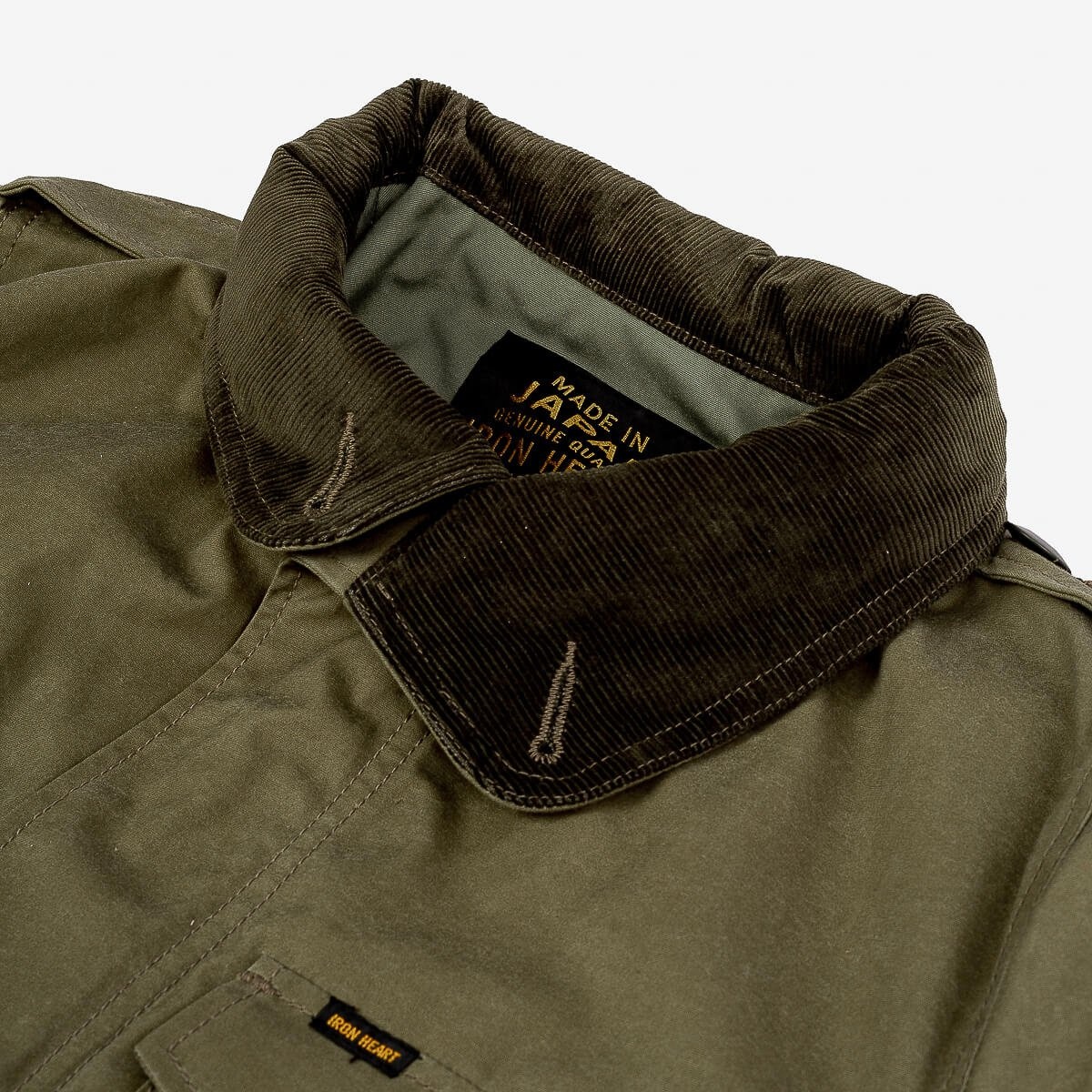 Oiled Cotton M-65 Jacket - Olive - 8