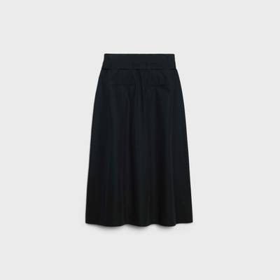 CELINE HIGH-WAIST COTTON TWILL SKIRT outlook