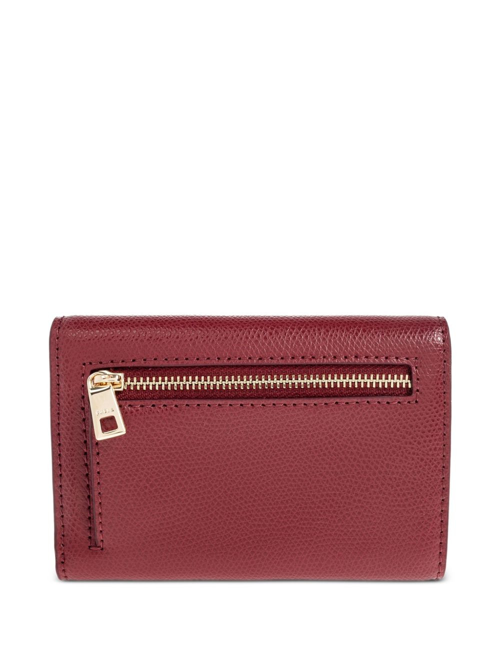 textured-leather clasp wallet - 2