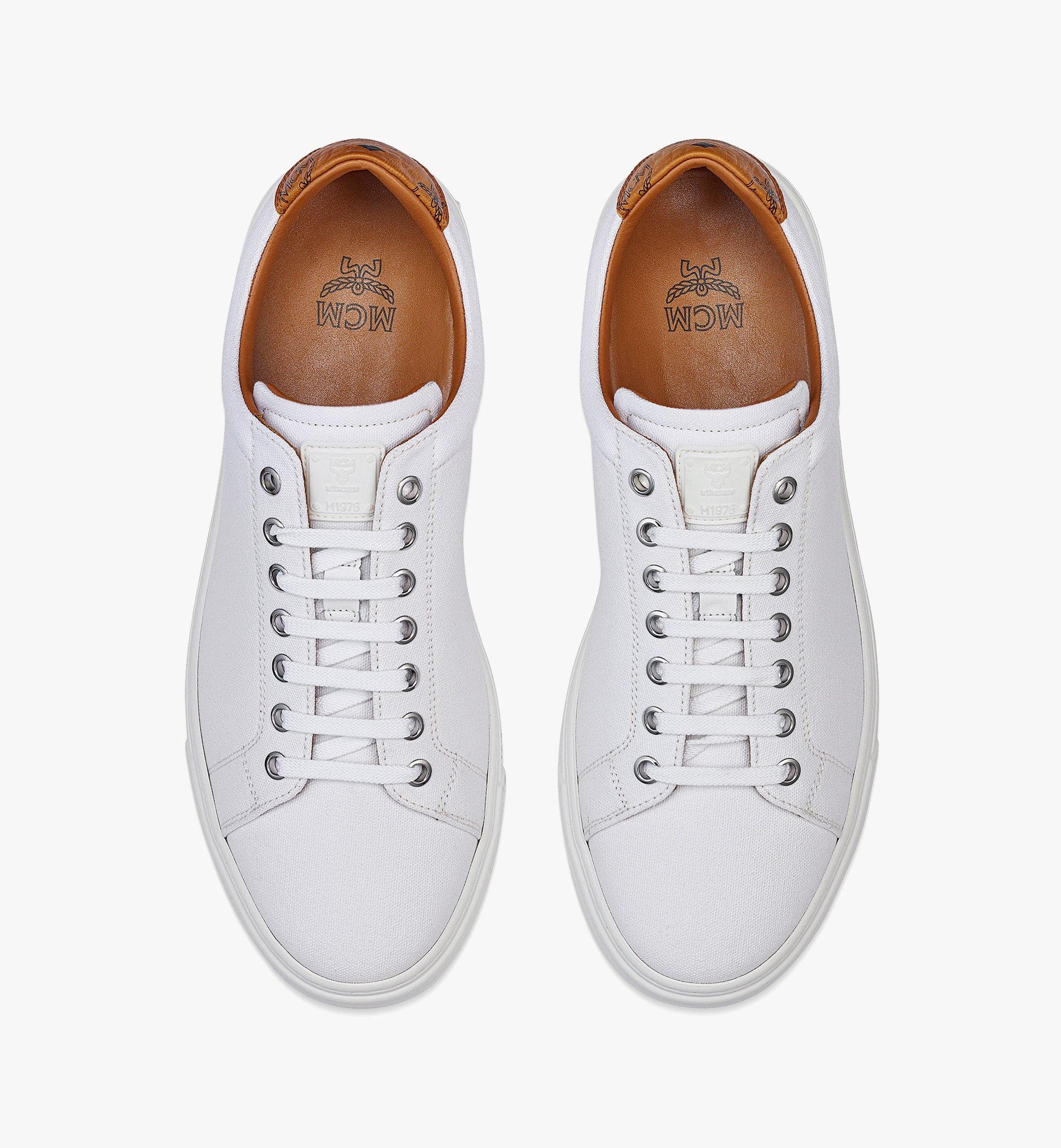 Men’s MCM Essentials Terrain Lo Sneakers in Organic Cotton Canvas - 6