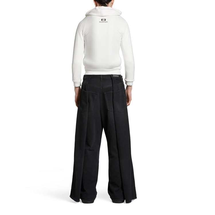 Balenciaga Double Side Pants 'Black' 767983TNW111672 - 5