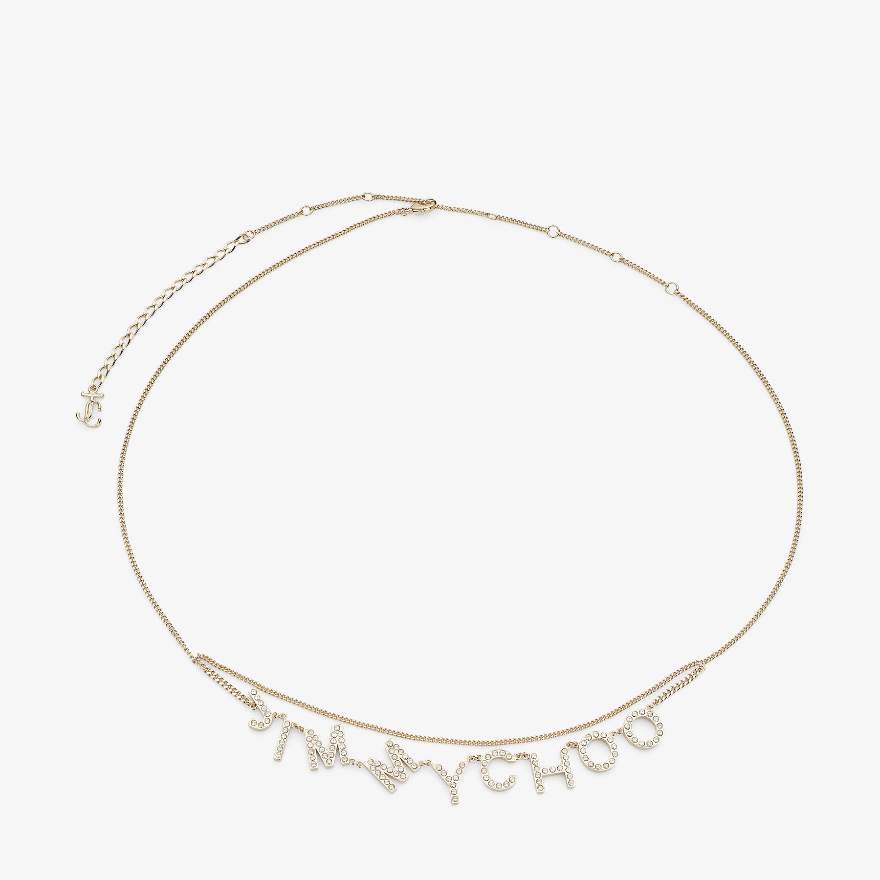 Jimmy Choo Body Chain
Gold-Finish Metal Body Chain with Crystals - 5