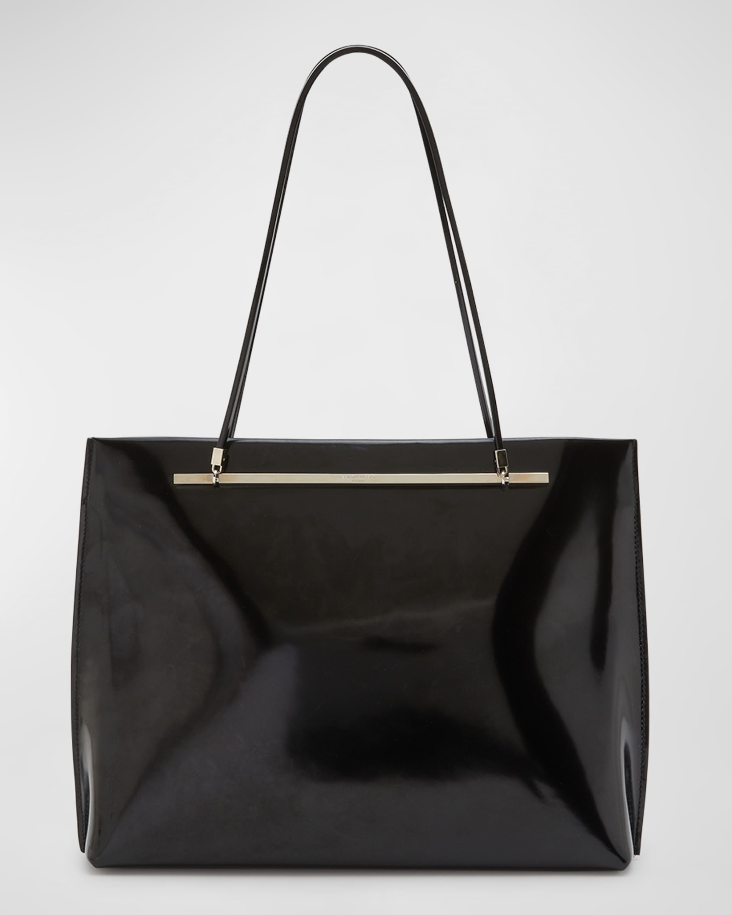 SAINT LAURENT Suzanne Leather Shopping Tote Bag, neimanmarcus