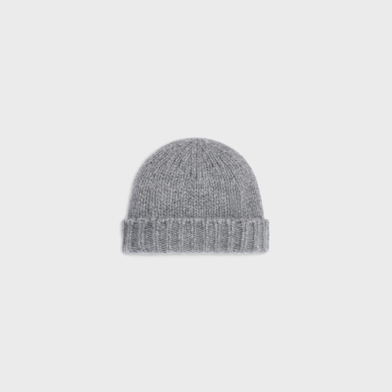 CELINE triomphe beanie IN cashmere and silk outlook
