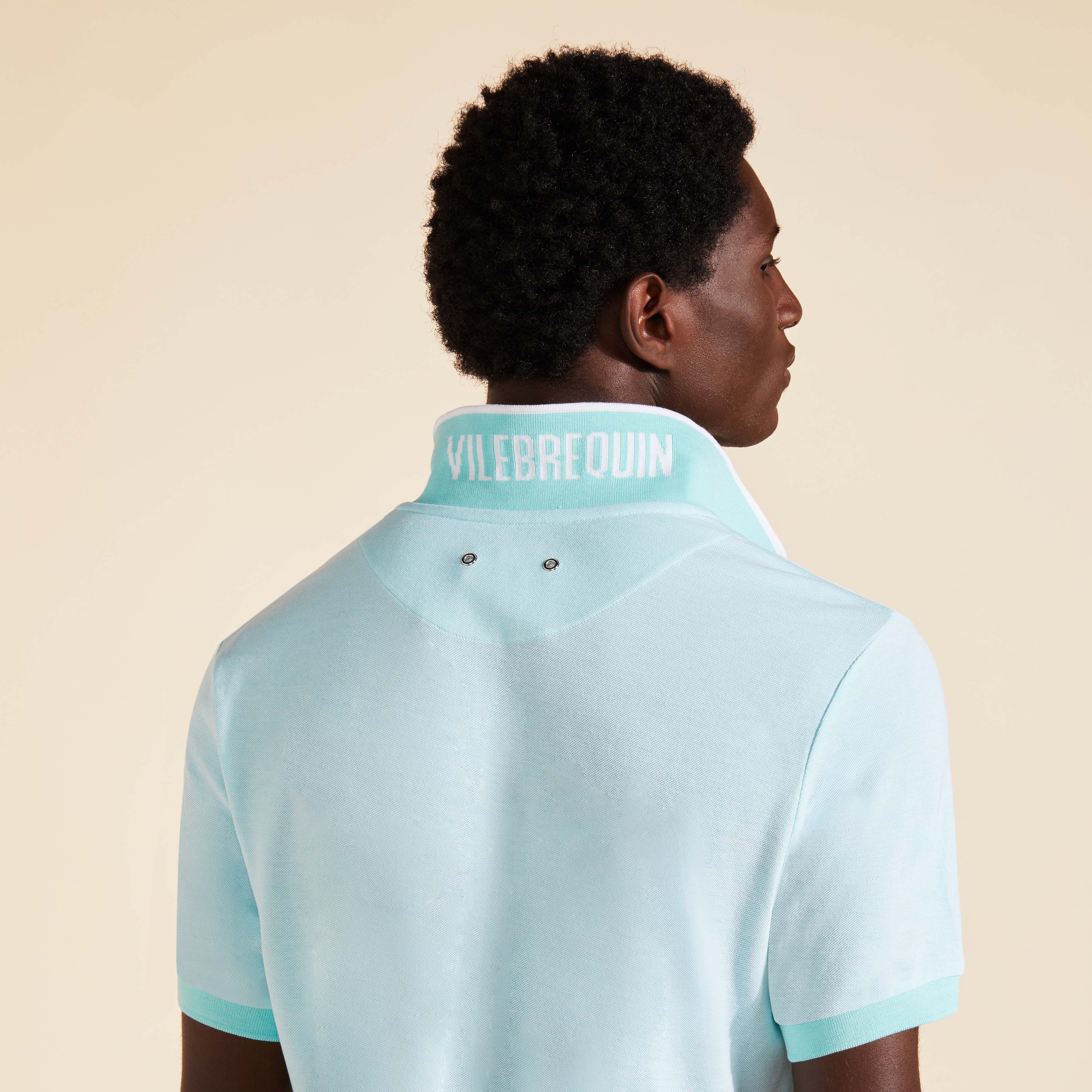 Men Cotton Polo Solid - 6