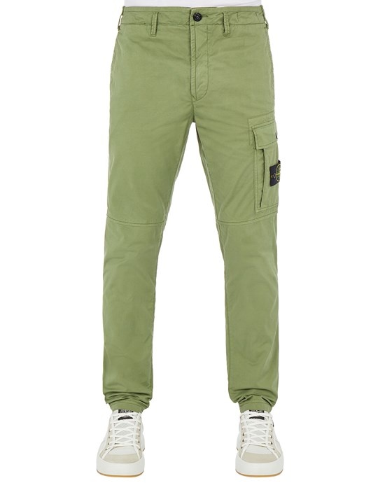 32419 SUPIMA® COTTON TWILL STRETCH-TC OLIVE GREEN - 1