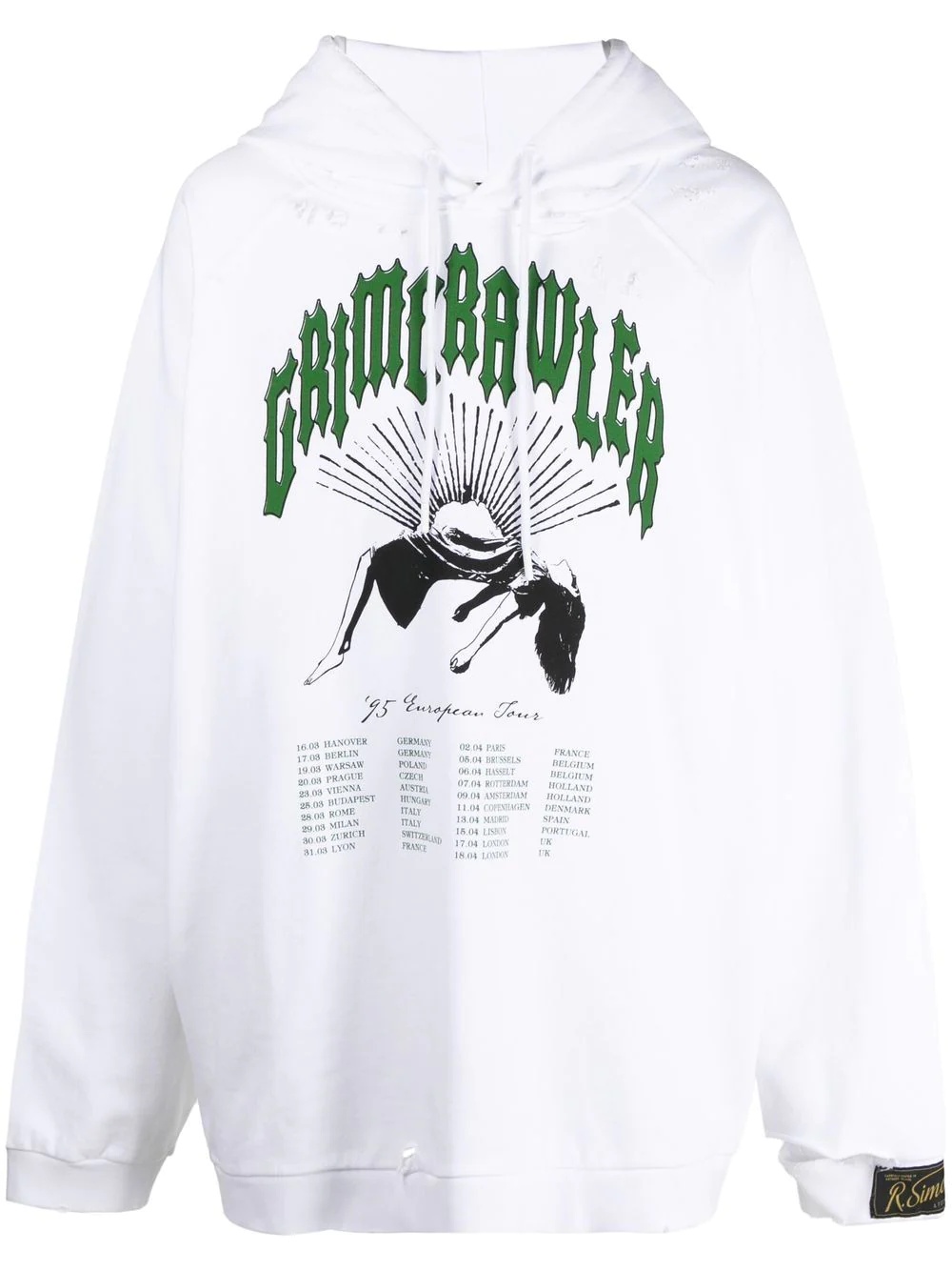 graphic-print hoodie - 1