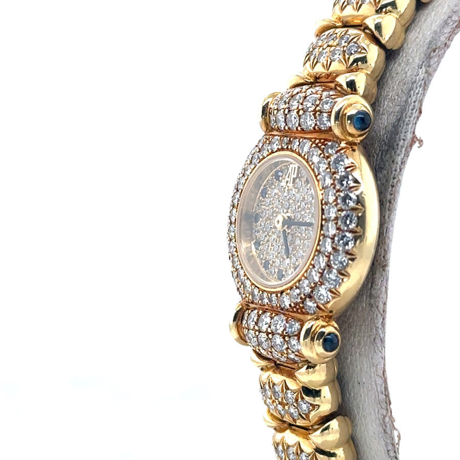 Pre-owned Audemars Piguet Vintage Diamond Diamond Dial Ladies Watch 83345 - 4