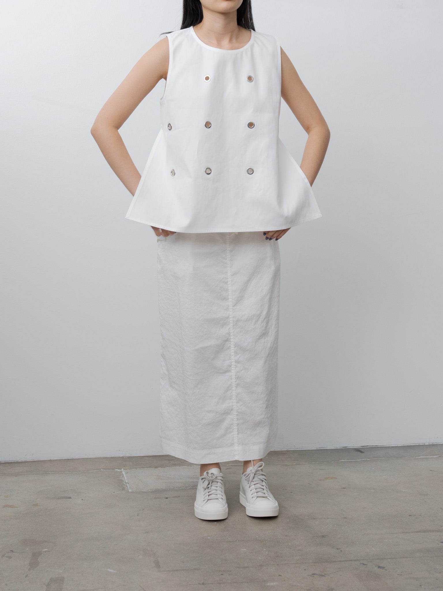 Brody Top EYELET - Off White - 4