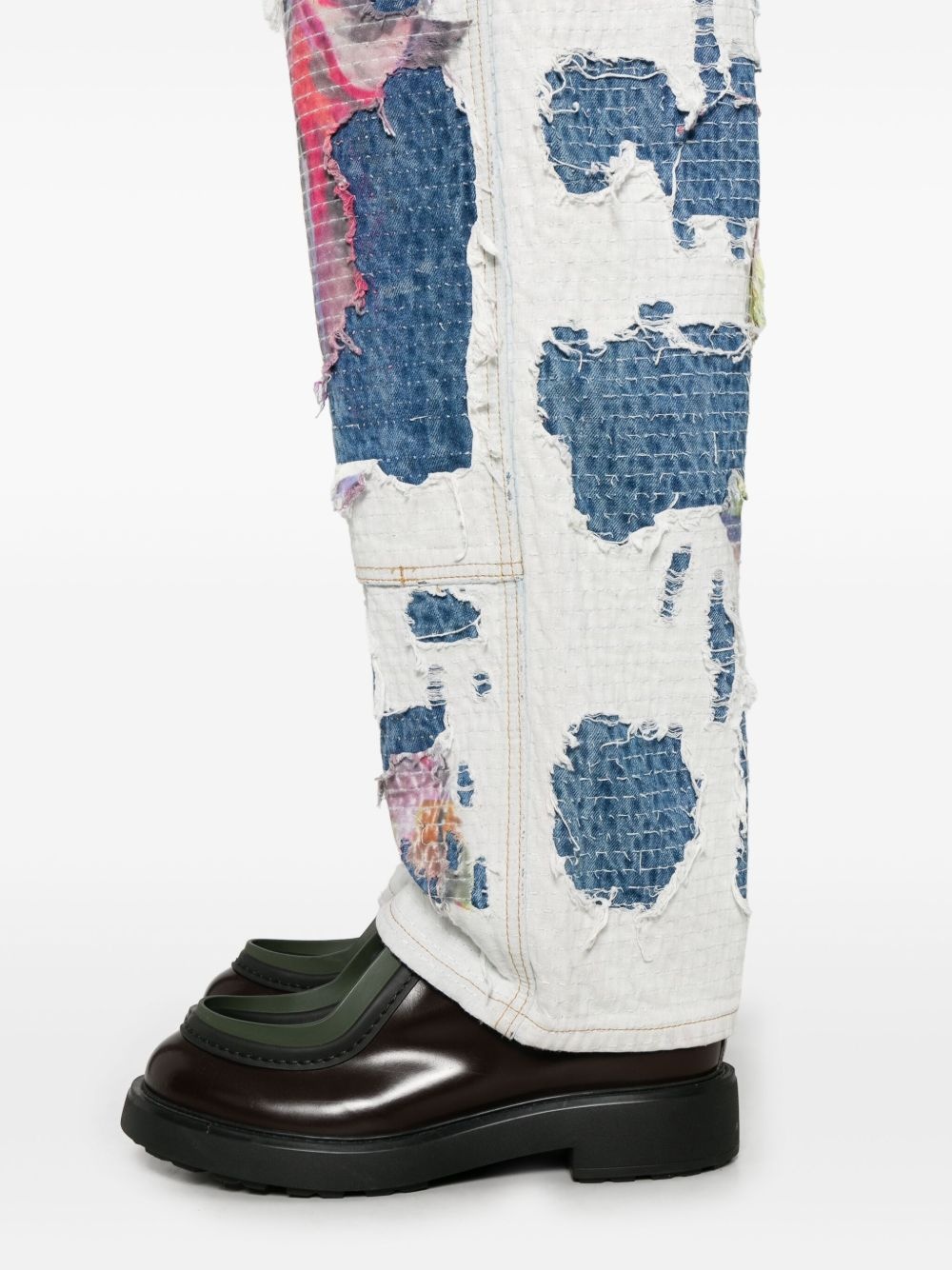 distressed trousers - 5