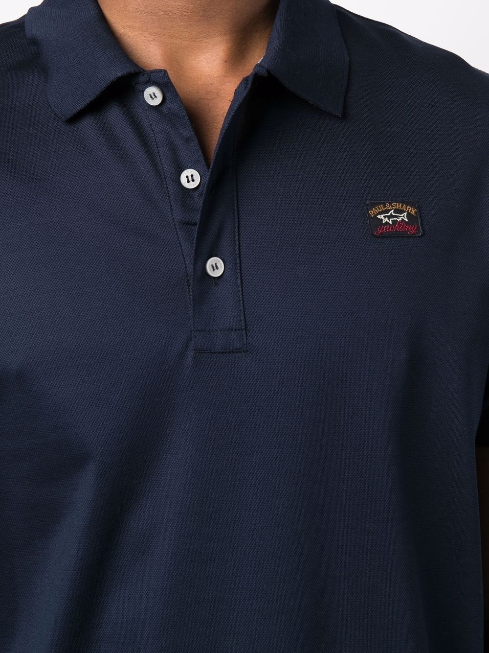 embroidered logo polo shirt - 5