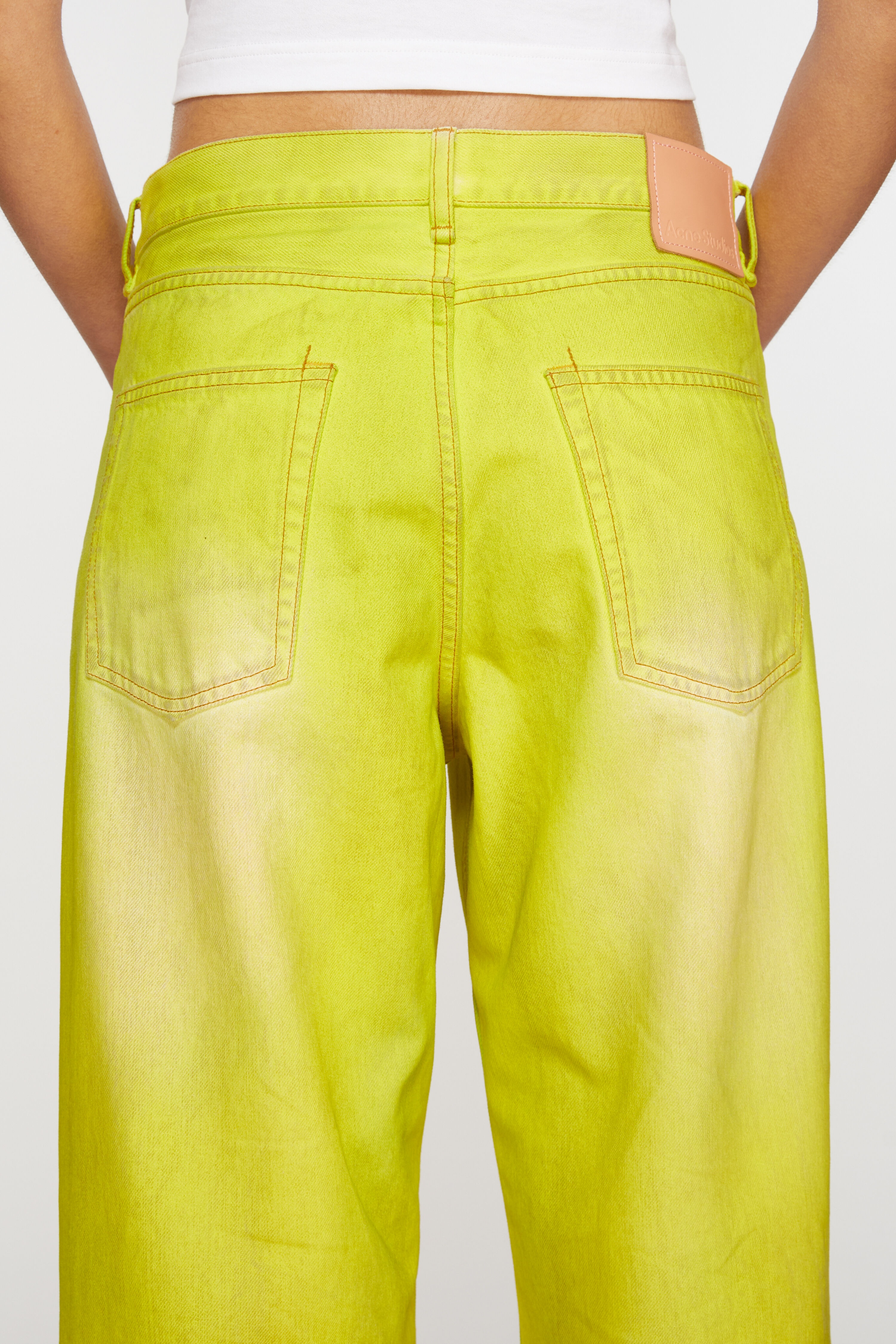 Loose fit jeans - 1981F - Neon yellow - 6