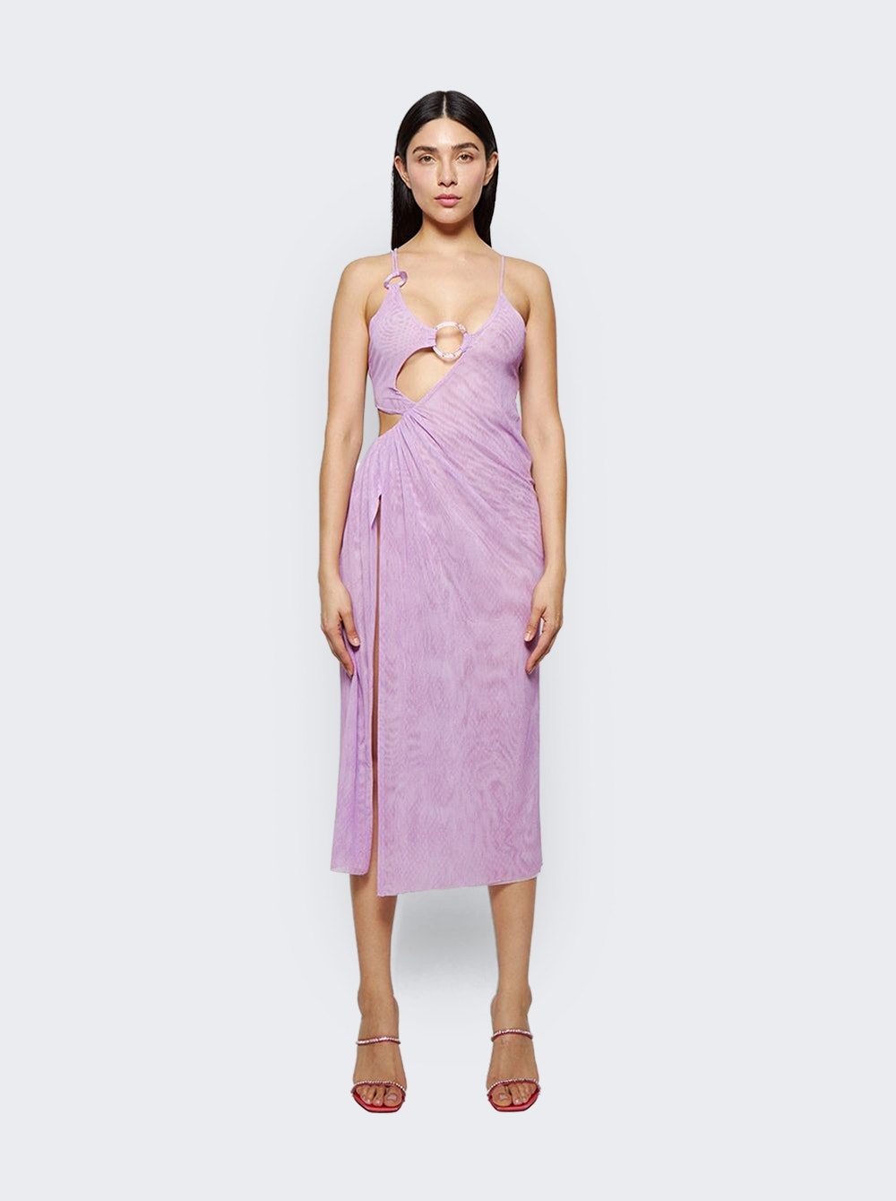 Single Slip Dress Purple - 2