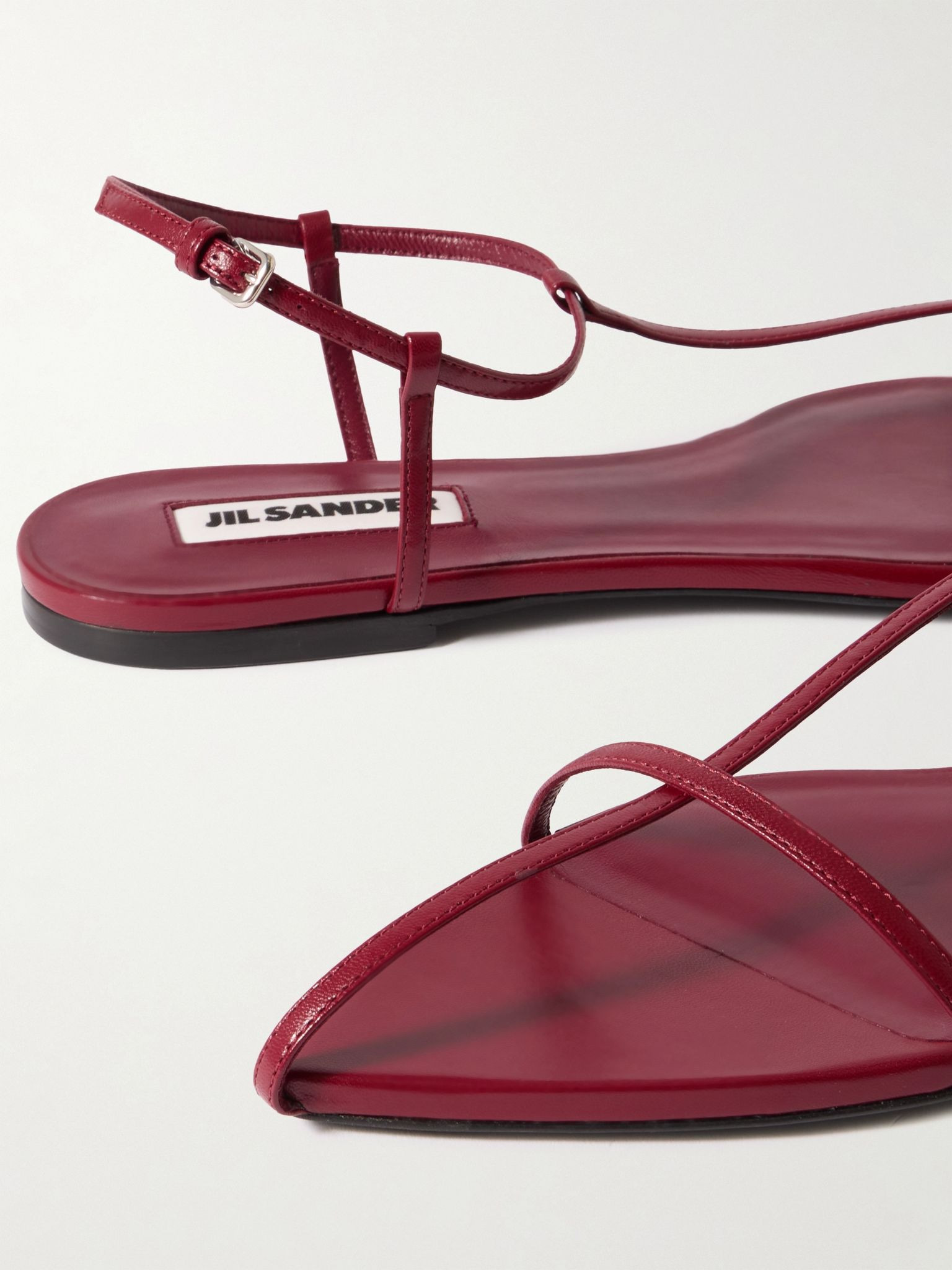 Leather sandals Red - 4