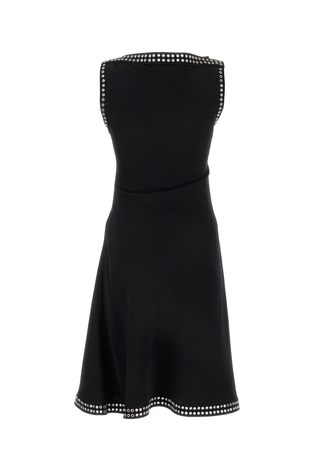 Black satin dress - 2