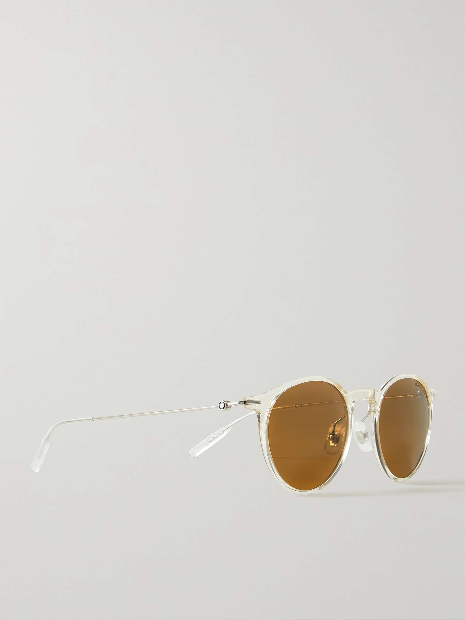 Round-Frame Acetate and Silver-Tone Sunglasses - 2