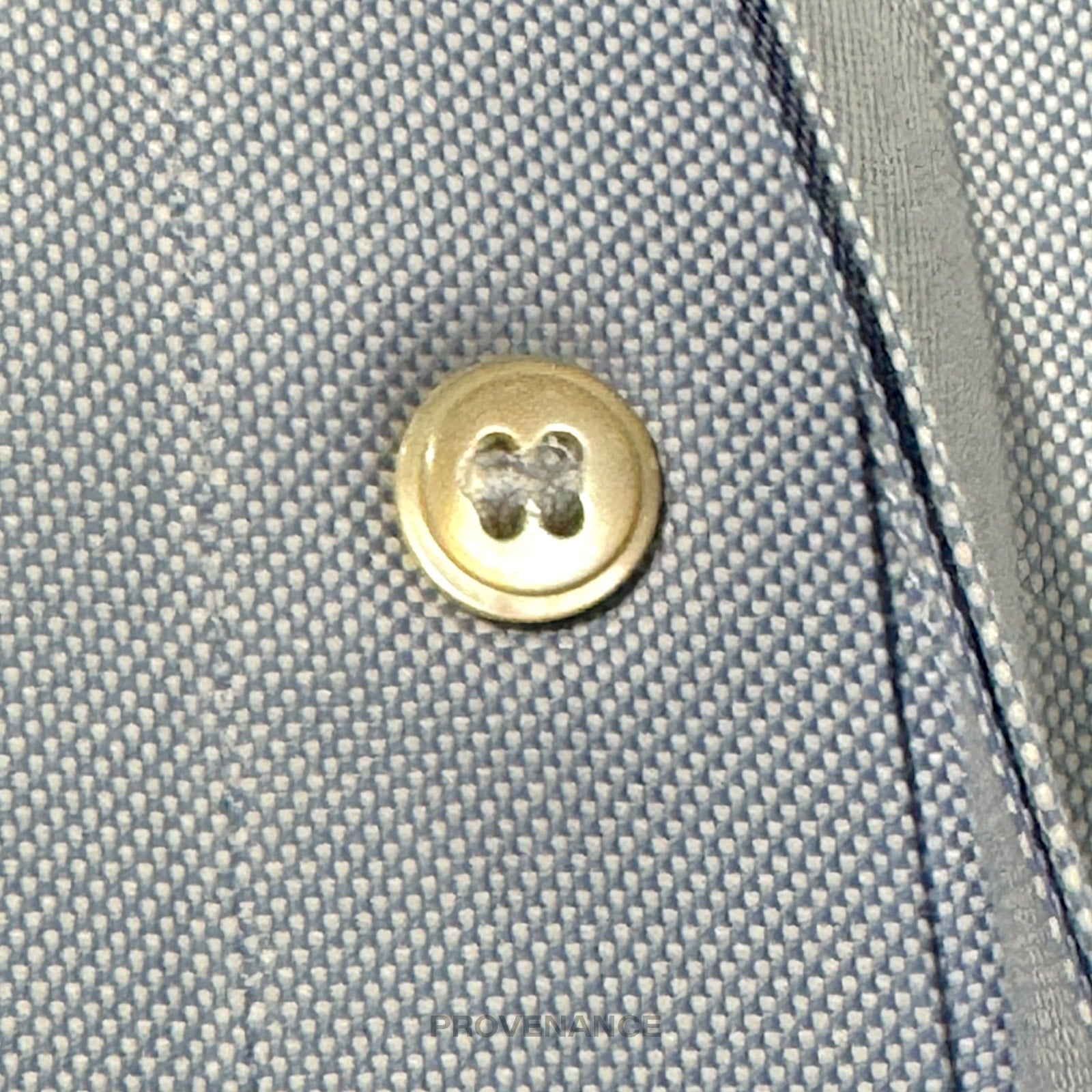 Balenciaga Monogram Woven Shirt - Powder Blue S - 7