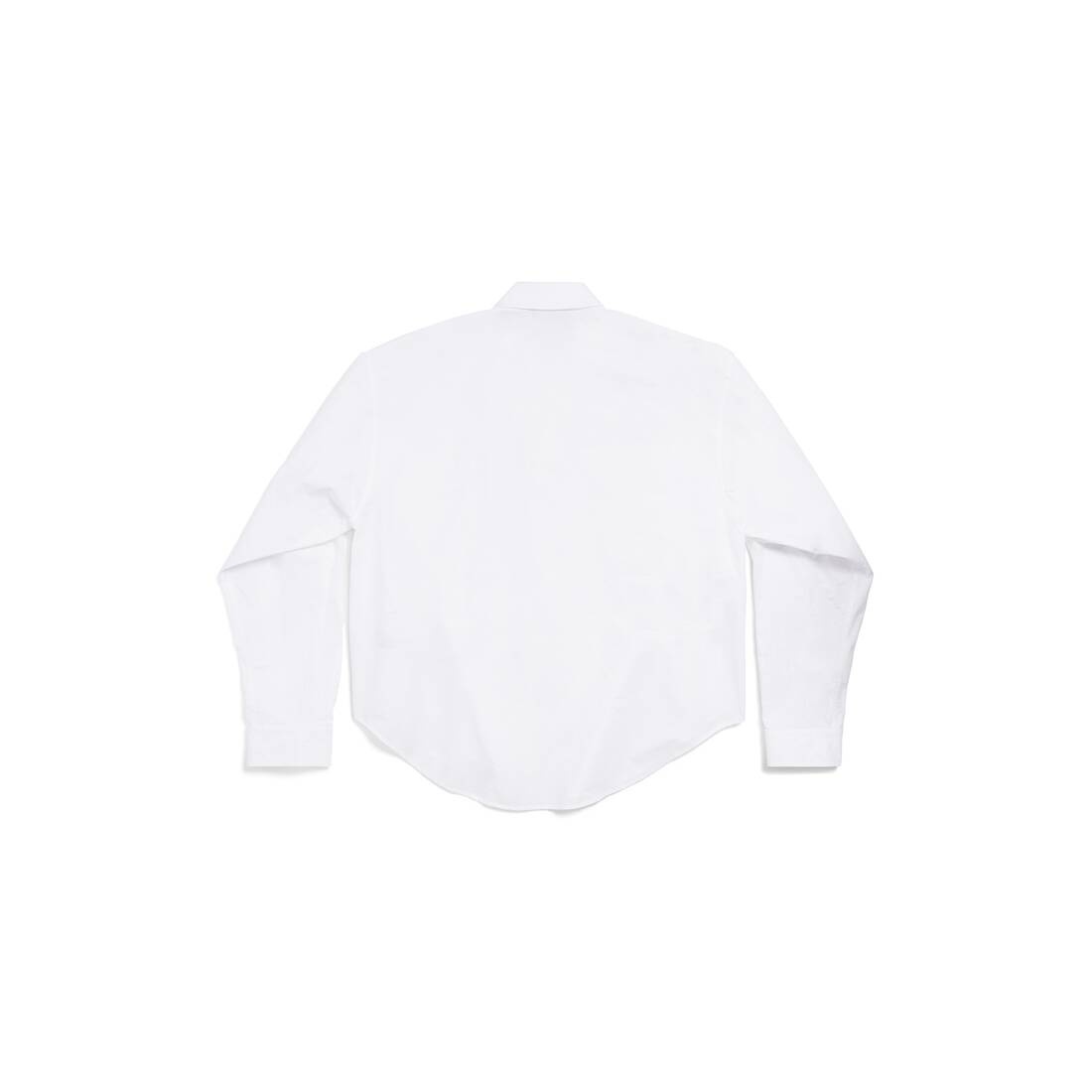 Women's Bb Classic Balenciaga Shirt Regular Fit in White - 2