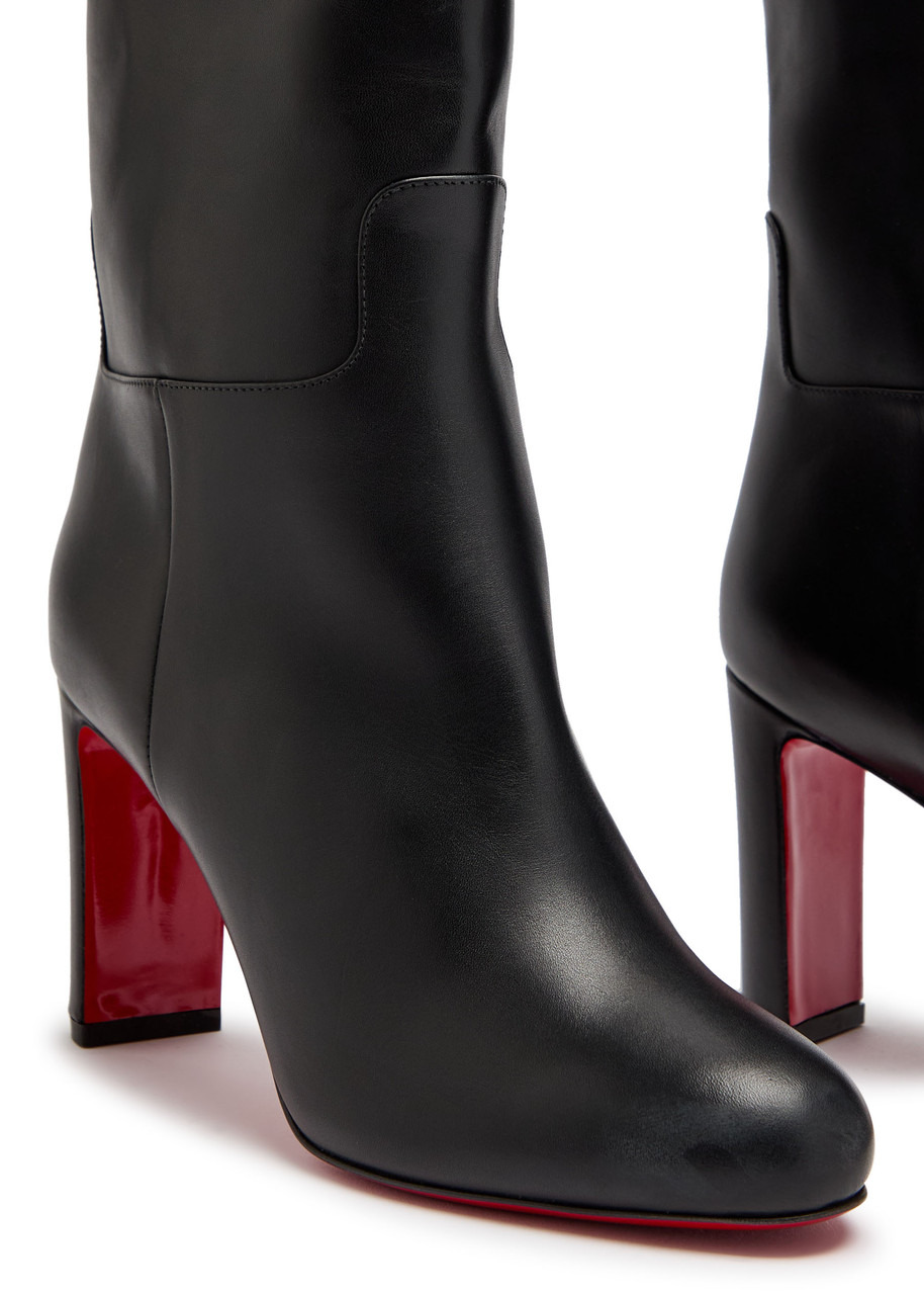 Christian Louboutin Loo Botta 85 Leather Knee-high Boots - 4
