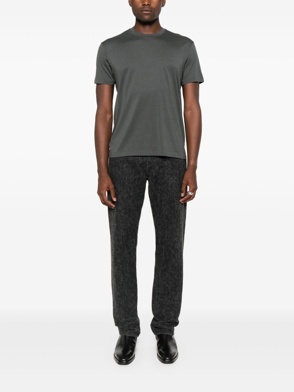mélange-effect t-shirt - 2