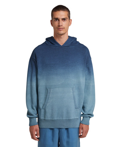 MSGM Cotton shirt with hood and faded effect outlook