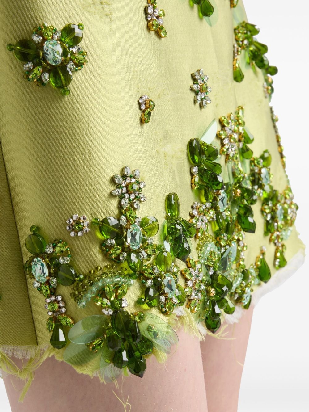 crystal-embellished mini skirt - 5