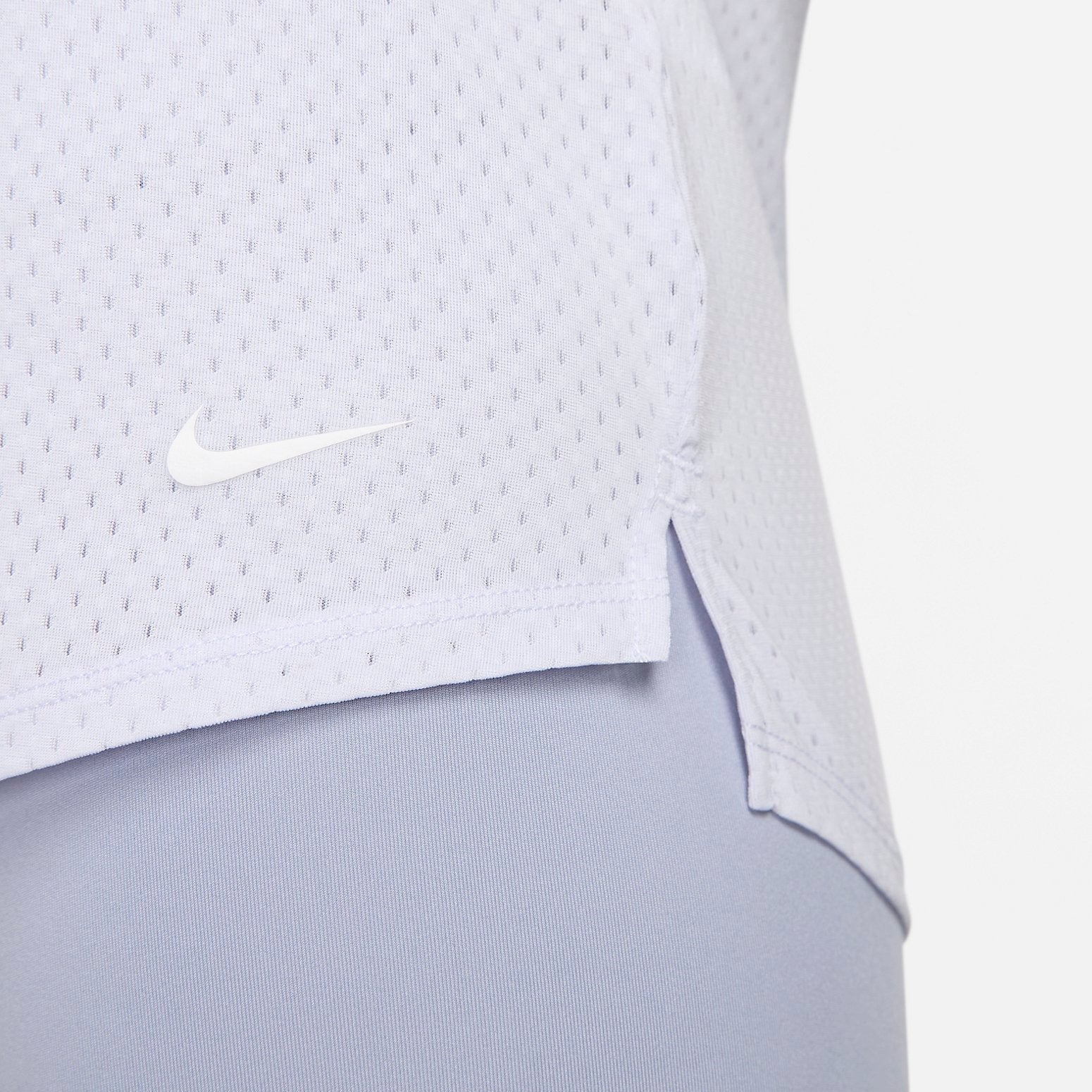 (WMNS) Nike Dri-FIT One Breathe Short-Sleeve Top 'Purple' DX0132-536 - 3