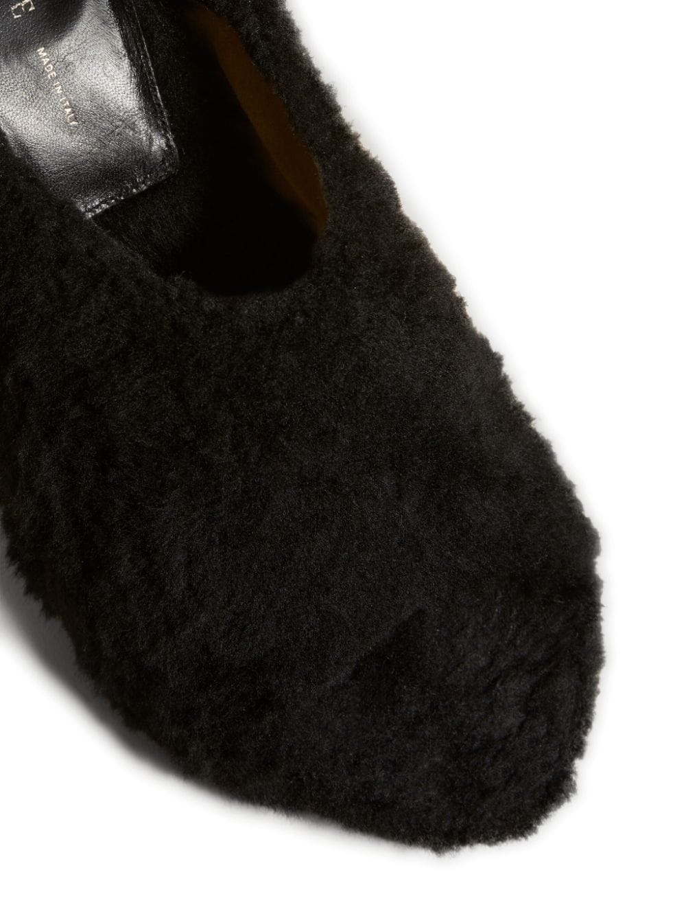 Marion 90mm shearling mules - 6