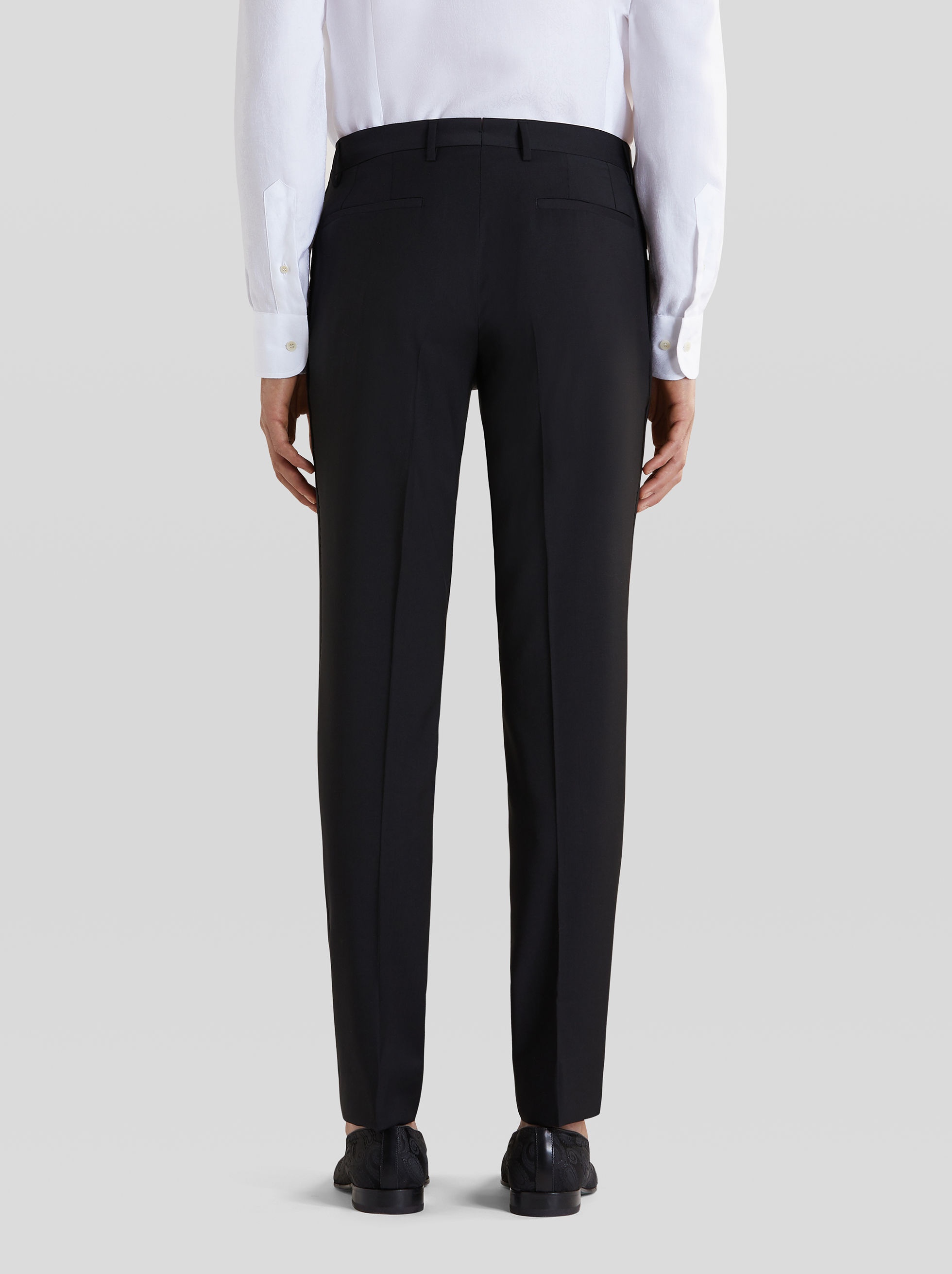 TAILORED WOOL TROUSERS - 4