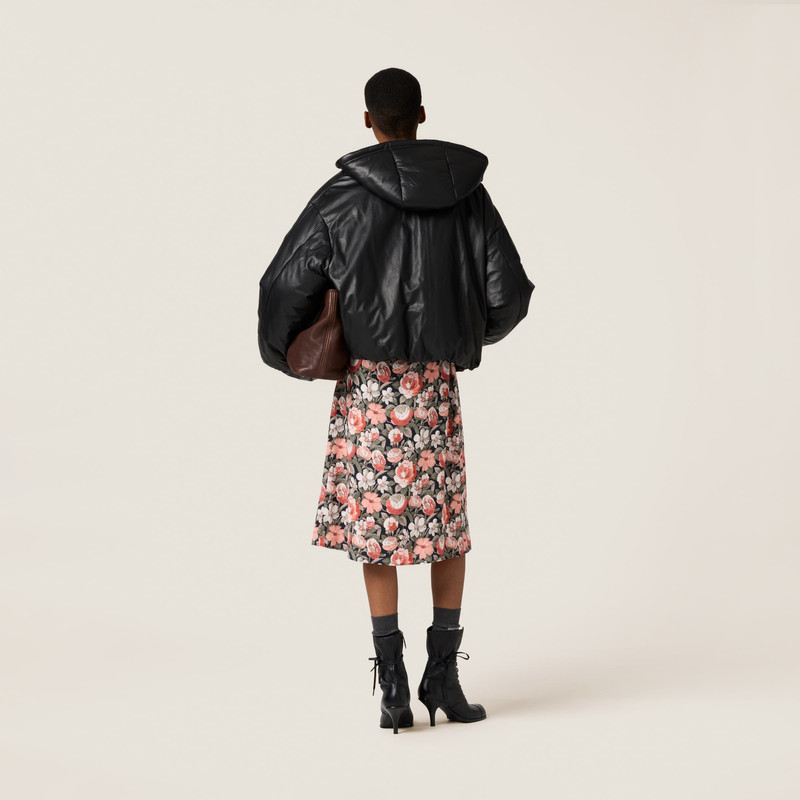 Padded nappa leather jacket 3