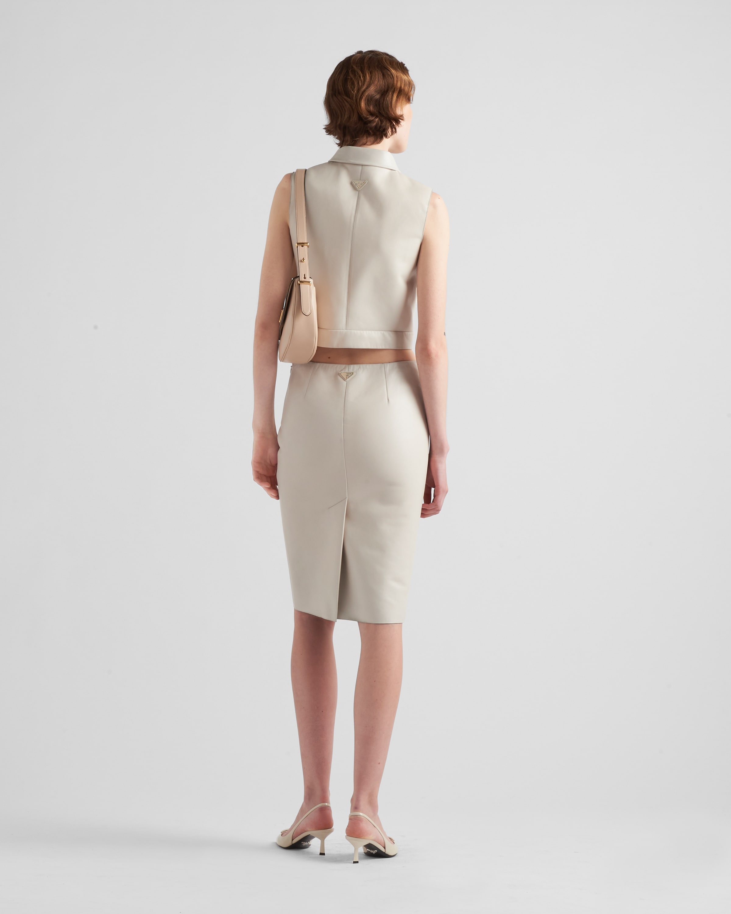 Stretch nappa leather vest - 5