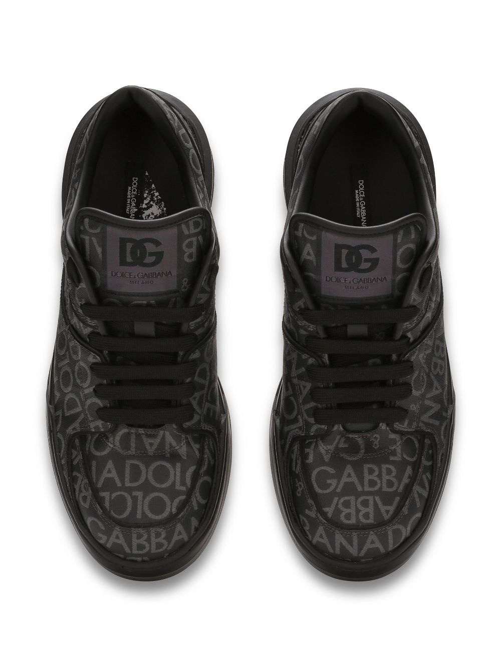 New Roma coated-jacquard sneakers - 4