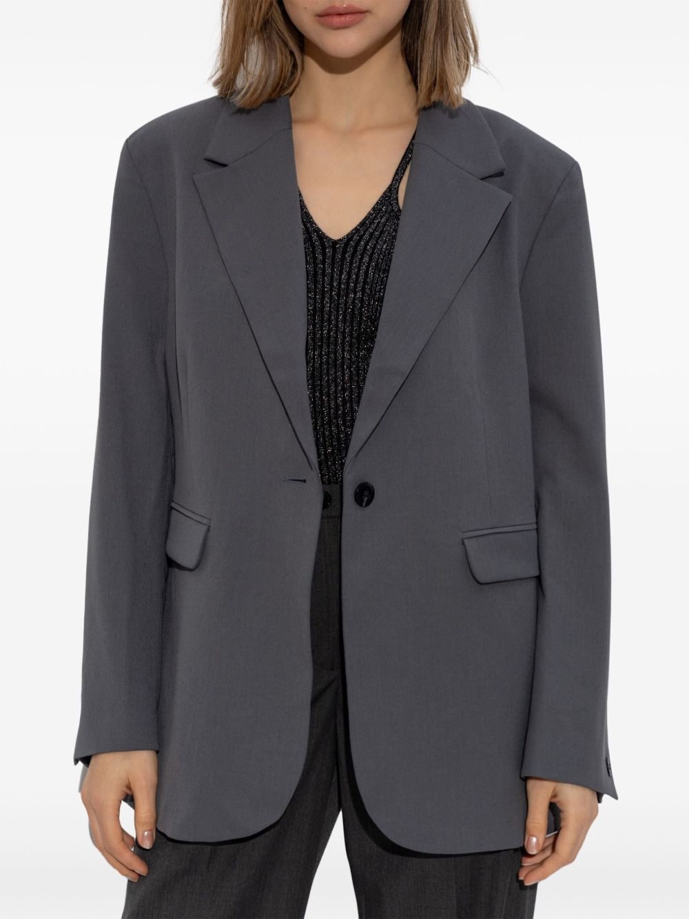 single-breasted blazer - 3