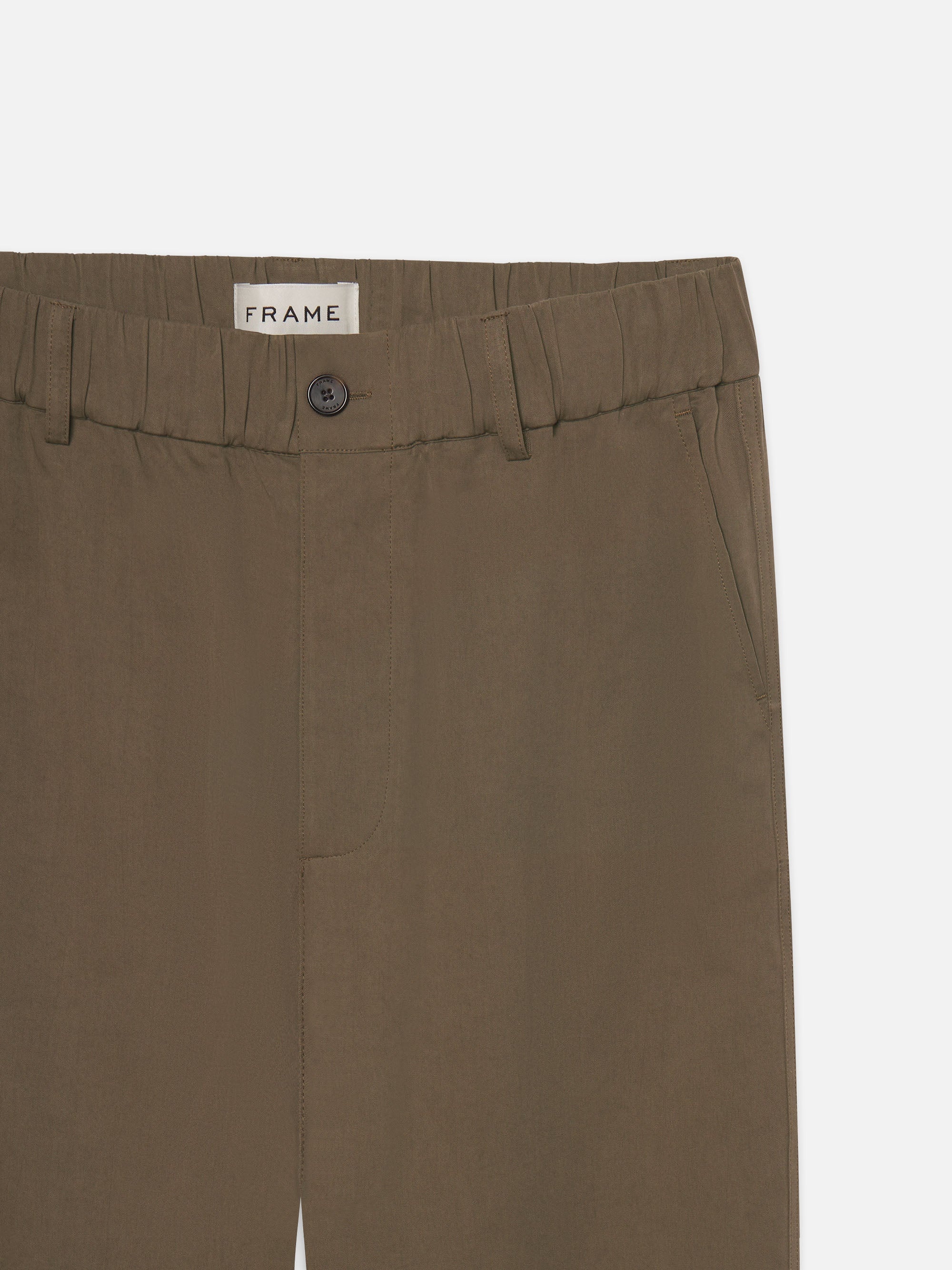 Easy Trousers in Dark Brown - 3