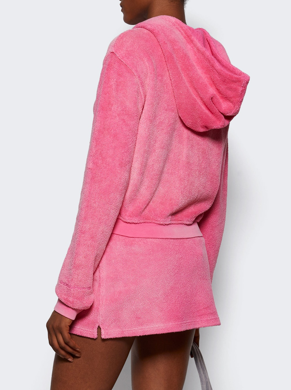 Shrunken Zip-up Washed Lotus - 4