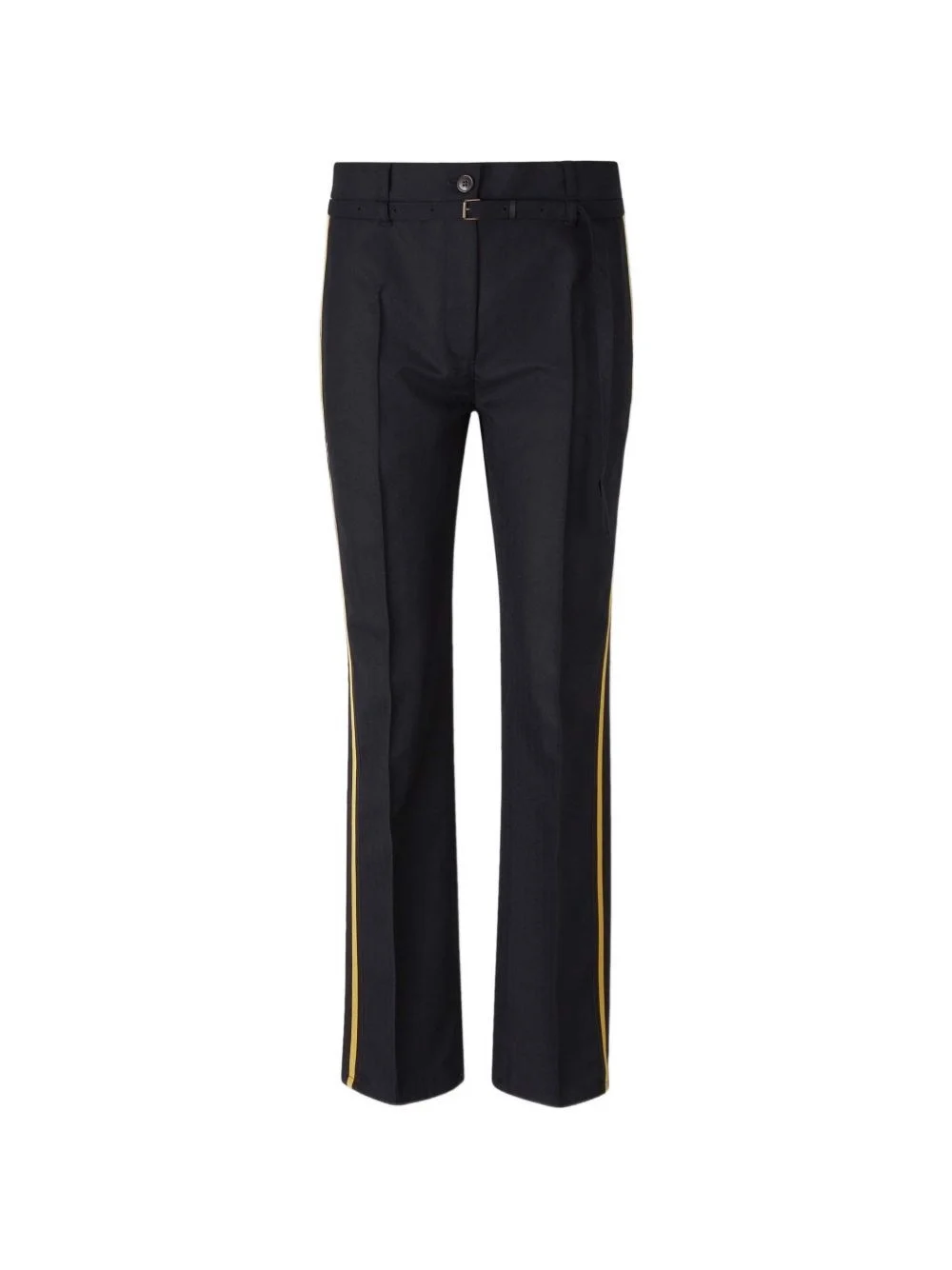 DRIES VAN NOTEN Pants with grosgrain trim - 1