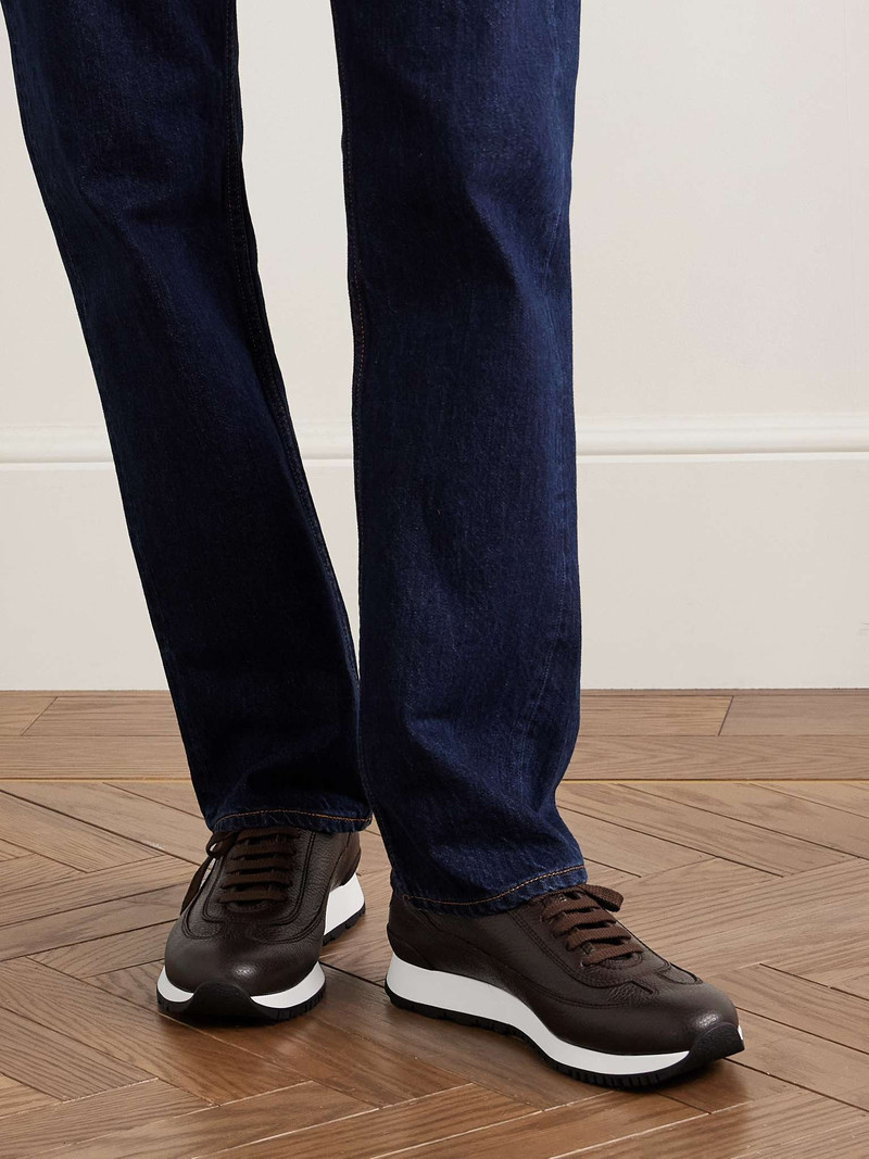 John Lobb Foundry II Full-Grain Leather Sneakers outlook