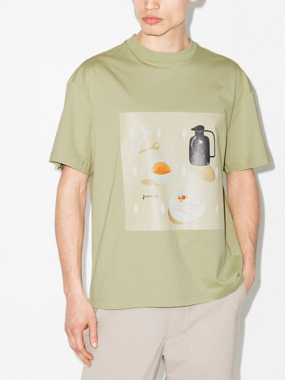 JACQUEMUS Le Tableau crew-neck T-shirt outlook