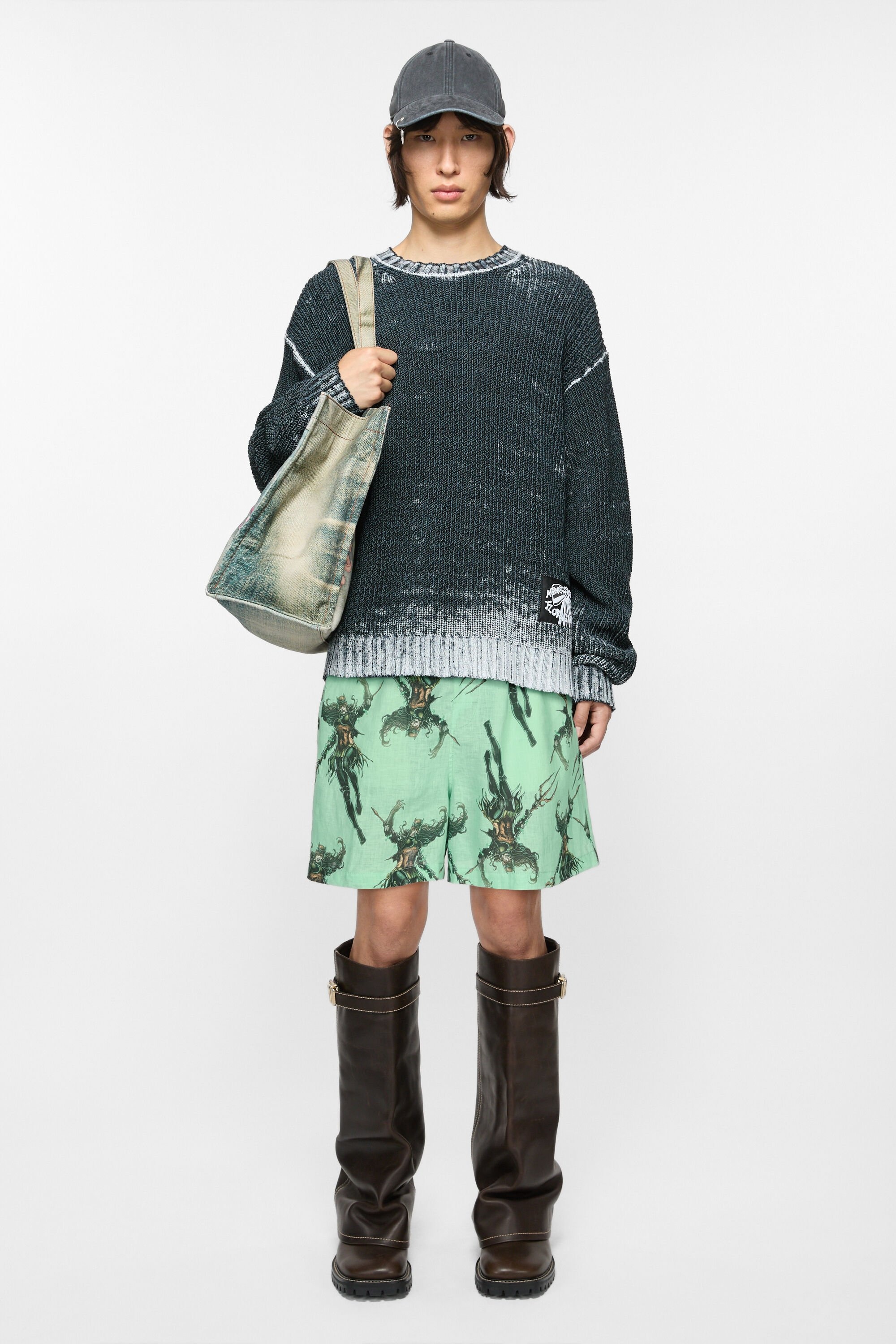 Short printed - Green - 2