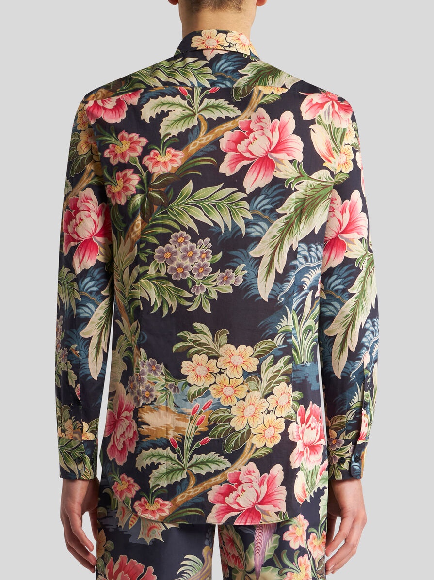 FLORAL COTTON SHIRT - 5