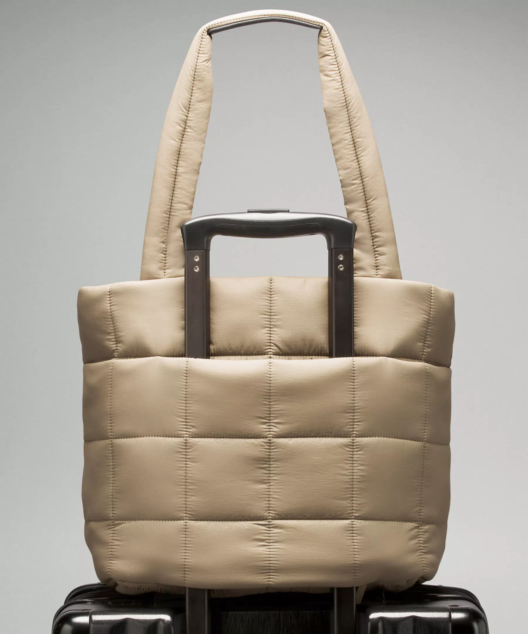 Quilted Grid Tote Bag 12L - 6