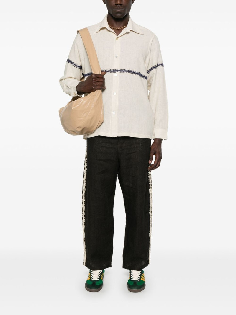 KARTIK RESEARCH embroidered shirt outlook